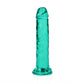 REALROCK 15.5 cm Straight Dildo - Turquoise - Turquoise 15.5 cm (6'') Dong