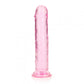REALROCK 18 cm Straight Dildo - Pink - Pink 18 cm (7'') Dong