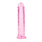 REALROCK 18 cm Straight Dildo - Pink - Pink 18 cm (7'') Dong