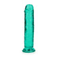 REALROCK 18 cm Straight Dildo - Turquoise - Turquoise 18 cm (7'') Dong