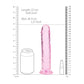 REALROCK 20 cm Straight Dildo - Pink - Pink 20 cm (8'') Dong