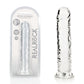 REALROCK 20 cm Straight Dildo - Transparent - Clear 20 cm (8'') Dong