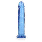 REALROCK 25 cm Straight Dildo - Blue - Blue 25 cm (10'') Dong