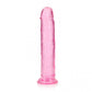 REALROCK 25 cm Straight Dildo - Pink - Pink 25 cm (10'') Dong