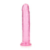 REALROCK 25 cm Straight Dildo - Pink - Pink 25 cm (10'') Dong