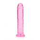 REALROCK 25 cm Straight Dildo - Pink - Pink 25 cm (10'') Dong