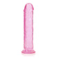 REALROCK 25 cm Straight Dildo - Pink - Pink 25 cm (10'') Dong