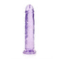 REALROCK 25 cm Straight Dildo - Purple - Purple 25 cm (10'') Dong