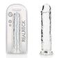 REALROCK 28 cm Straight Dildo - Transparent - Clear 28 cm (10'') Dong