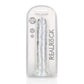 REALROCK 28 cm Straight Dildo - Transparent - Clear 28 cm (10'') Dong
