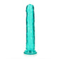 REALROCK 28 cm Straight Dildo - Turquoise - Turquoise 28 cm (10'') Dong