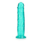 REALROCK 31 cm Straight Dildo - Turquoise - Turquoise 31 cm (11'') Dong