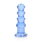 REALROCK 14 cm Curvy Anal Plug - Blue - Blue 14 cm (4.5'') Butt Plug