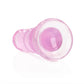 REALROCK 14 cm Curvy Anal Plug - Pink - Pink 14 cm (4.5'') Butt Plug