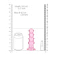 REALROCK 14 cm Curvy Anal Plug - Pink - Pink 14 cm (4.5'') Butt Plug