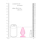 REALROCK 9 cm Anal Plug - Pink - Pink 9 cm (3.5'') Butt Plug