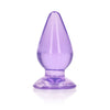 REALROCK 9 cm Anal Plug - Purple - Purple 9 cm (3.5'') Butt Plug