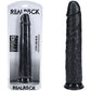 REALROCK 33cm Extra Long Dildo - Black - Black 33 cm (13'') Extra Long Dong