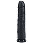 REALROCK 33cm Extra Long Dildo - Black - Black 33 cm (13'') Extra Long Dong