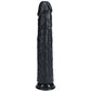 REALROCK 33cm Extra Long Dildo - Black - Black 33 cm (13'') Extra Long Dong