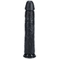 REALROCK 33cm Extra Long Dildo - Black - Black 33 cm (13'') Extra Long Dong