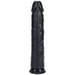 REALROCK 33cm Extra Long Dildo - Black - Black 33 cm (13'') Extra Long Dong