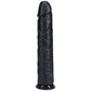 REALROCK 38cm Extra Long Dildo - Black - Black 38 cm (15'') Extra Long Dong