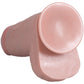 REALROCK 20cm Extra Thick Dildo with Balls - Flesh - Flesh 20 cm (8'') Extra Thick Dong