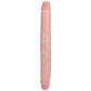 REALROCK 35cm Thick Double Dildo - Flesh - Flesh 35 cm (14'') Thick Double Dong