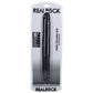 REALROCK 40cm Thick Double Dildo - Black - Black 40 cm (16'') Thick Double Dong