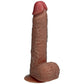 REALROCK 23cm Vibrating Cock + Balls - Tan - Tan 22.9 cm (9'') USB Rechargeable Vibrating Dong
