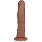 REALROCK 20cm Vibrating + Rotating Cock - Tan - Tan 20.3 cm (8'') USB Rechargeable Vibrating and Rotating Dong