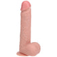 REALROCK 20cm Vibrating + Thrusting Cock with Balls - Flesh - Flesh 20.3 cm (8'') USB Rechargeable Vibrating and Thrusting Dong