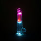 REALROCK 7'' with Balls Wireless Rechargeable LED Vibrating Dong - Clear with LED 19.5 cm USB Rechargeable Vibrating Dong with Remote