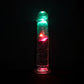 REALROCK 8'' No Balls Wireless Rechargeable LED Vibrating Dong - Clear with LED 22 cm USB Rechargeable Vibrating Dong with Remote