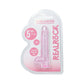 REALROCK 5'' Crystal Clear Dildo with Balls - Pink - Clear Pink 14.7 cm Dong