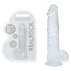 REALROCK 5'' Crystal Clear Dildo with Balls - Clear - Clear 14.7 cm Dong