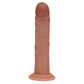REALROCK Dual Density Silicone 7'' Curved Dildo - Tan - Tan 18.5 cm Dildo