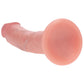 REALROCK Dual Density Silicone 8'' Curved Dildo - Flesh - Flesh 20.5 cm Dildo