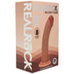 REALROCK Dual Density Silicone 8'' Curved Dildo - Tan - Tan 20.5 cm Dildo