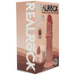 REALROCK Dual Density 8'' Sliding Skin Silicone Dildo - Tan - Tan 20.5 cm Sliding Skin Dildo