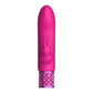 ROYAL GEMS Dazzling - Silicone Rechargeable Bullet - Pink 12 cm USB Rechargeable Bullet