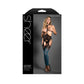 SHEER CATCHING FEELINGS - 1Size - Black/Blue - One Size
