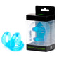Sport Fucker Fucker Ring - Ice Blue Cock & Ball Ring
