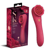 Secret Kisses ROSEGASM ROSE QUAKE - Red 18.8 cm USB Rechargeable Dual Ended Tapping Vibrator