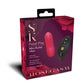 Secret Kisses ROSEGASM Petal Play Mini Bullet Vibe - Red 7.5 cm USB Rechargeable Bullet with Wireless Remote