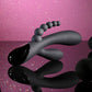Selopa TRIPLE ACES - Black 19.7 cm USB Rechargeable Triple Stimulator Vibrator