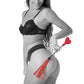 Sex & Mischief Amor Crop - Red/Black Heart Crop