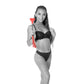 Sex & Mischief Amor Crop - Red/Black Heart Crop