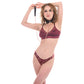 Sex & Mischief Brat Collar & Leash - Rose Gold/Black Restraint